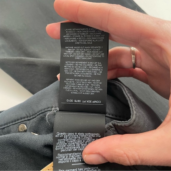 PT TORINO “Jazz” charcoal grey slim khaki pants - Picture 10 of 10